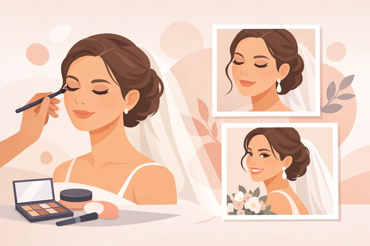 Bridal Makeup Trial Examples That Photograph Beautifully