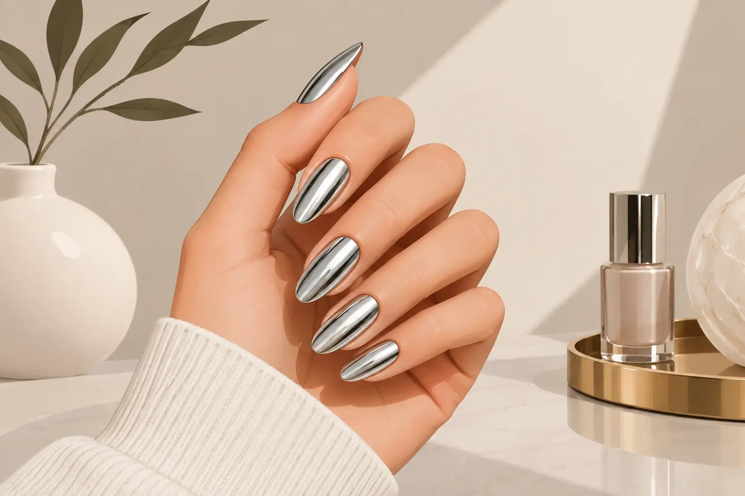 2026 Chrome Nails That Look Expensive, Not Costume