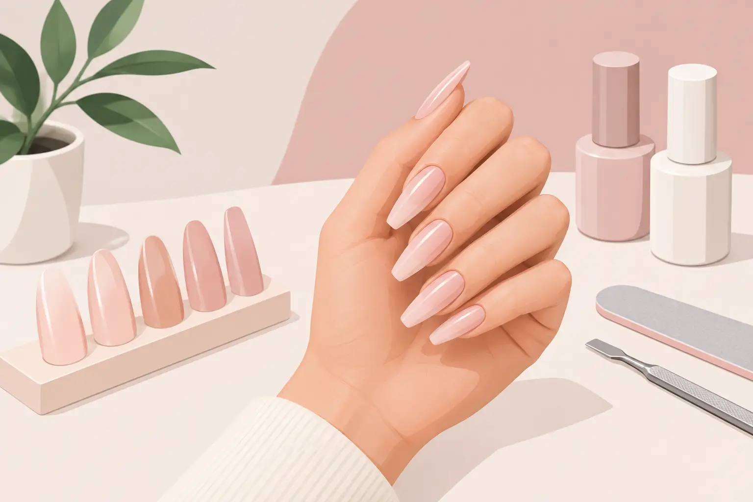 Nail Extensions for a Flawless, Refined Finish